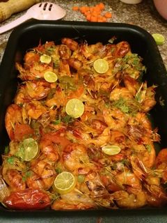 صورة لوصفة صينية جمبري بالفرن 🦐❤️👍🏼