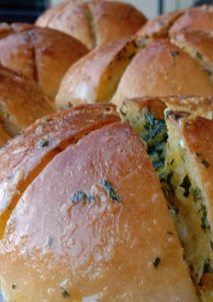 Foto resep Korean Cream Cheese Garlic Bread
