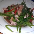 Tumis kangkung cumi