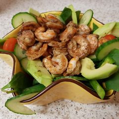 My Garlic & Chilli Buttered King Prawns 😀 A picture of My Garlic & Chilli Buttered King Prawns 😀.