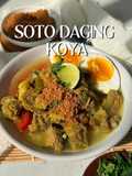 Soto daging koya