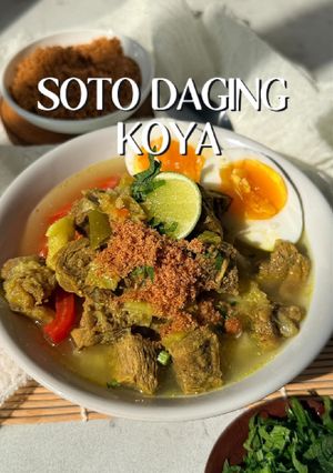 Foto resep Soto daging koya