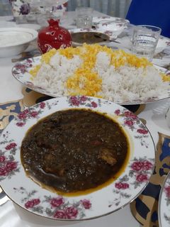 عکسی از دستور قورمه سبزی