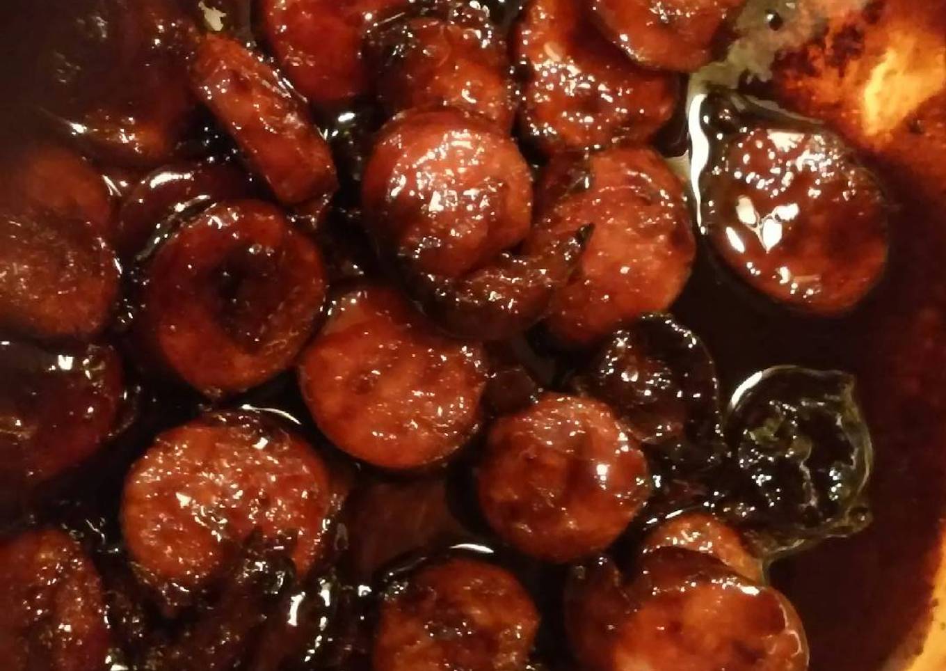 Curry Kielbasa Bites