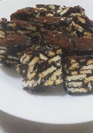 Gambar Kek Batik Milo Tabur