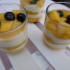 A picture of Mango, Rum & Yogurt Dessert.