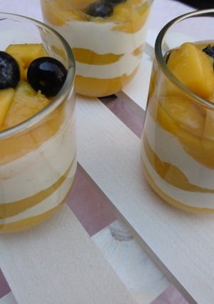 A picture of Mango, Rum & Yogurt Dessert.