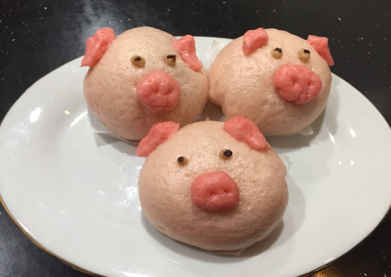 Bakpao fancy babi isi coklat