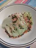 Steamed cabbage with furikake