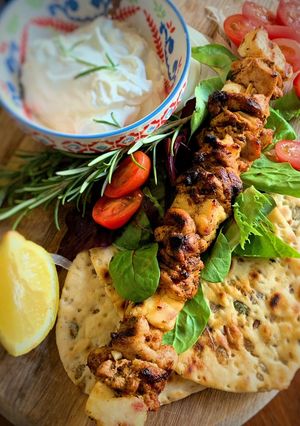 A picture of Souvlaki.