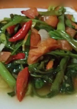 Foto resep Tumis kangkung ebi