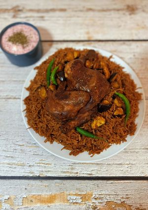 صورة لوصفة مجبوس دجاج