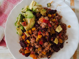 Carne picada con verduras al tex-mex