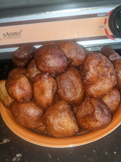 A picture of Crowd Pleasing Banana Puff-Puff.
