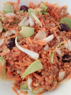 Una foto de Ensalada de lentejas