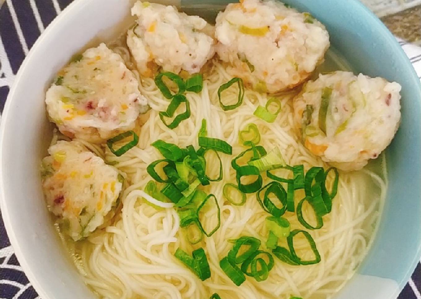 Misua baso seafood