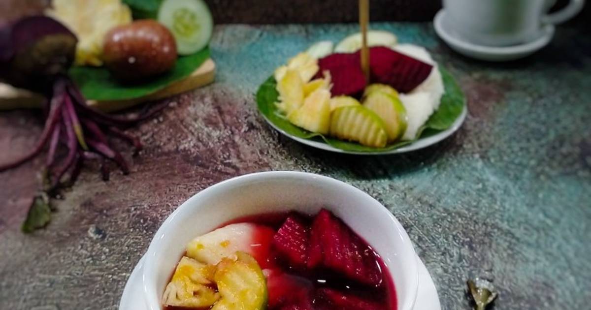 Resep Rujak Buah Bit - kuah Pindang khas Bali oleh Tatta Manyund - Cookpad