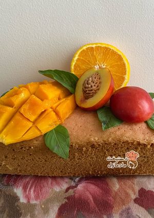 عکسی از دستور کیک ژله پنبه ای