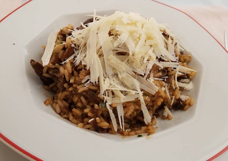 Simple Way to Prepare Veloce Riso basmati con funghi secchi e ricotta salata