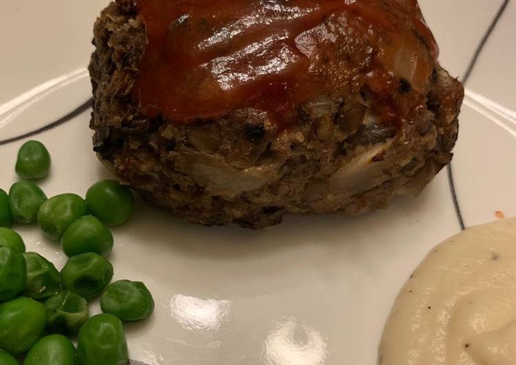 Recipe of Super Quick Homemade 1/2 meat Meatloaf