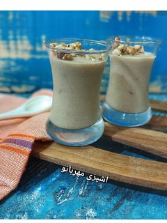 عکسی از دستور فرنی خرما و بیسکوییت