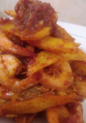 Foto resep Sambal Goreng Udang Kentang