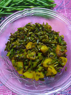 चौलाई की फली (cholai ki phali reicpe in Hindi) रेसिपी मुख्य फोटो