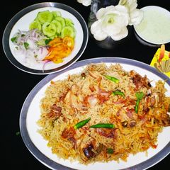 A picture of Chicken chili poulao.