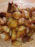 Fried dajjaj garlic