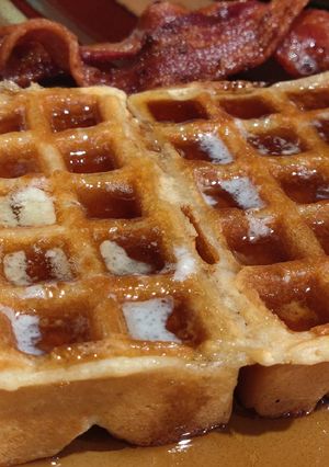 A picture of Buttermilk Waffles.