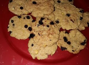 Una foto de Galletas de garbanzos y chips de chocolate!