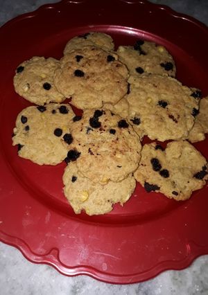 Una foto de Galletas de garbanzos y chips de chocolate!