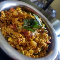 Paneer burji A picture of Paneer burji.