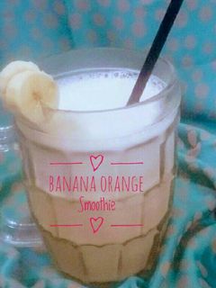 Foto resep Banana Orange Smoothie