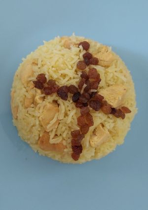 عکسی از دستور چکدرمه مرغ زعفرانی
