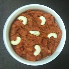 A picture of Carrot and Almond No Fuss Halwa.