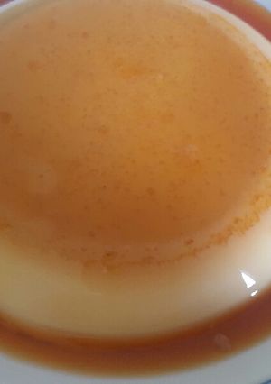 Hình của món Bánh Flan dẻo mịn.