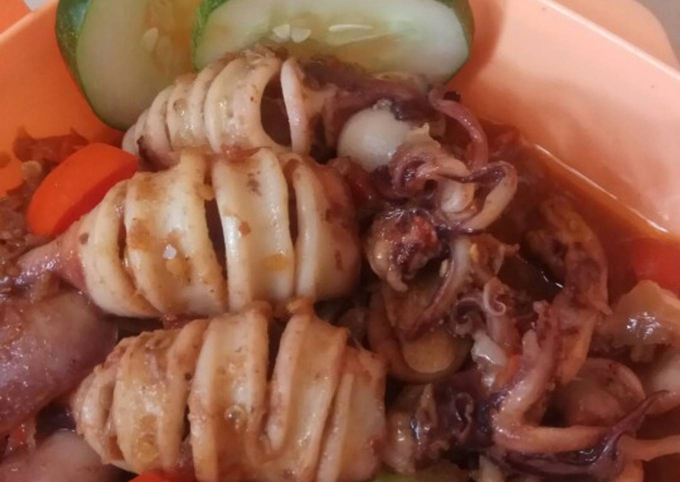 Cumi rica (pedas)