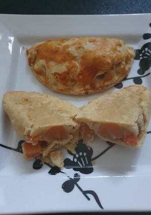 A picture of Vegetable pasties.
