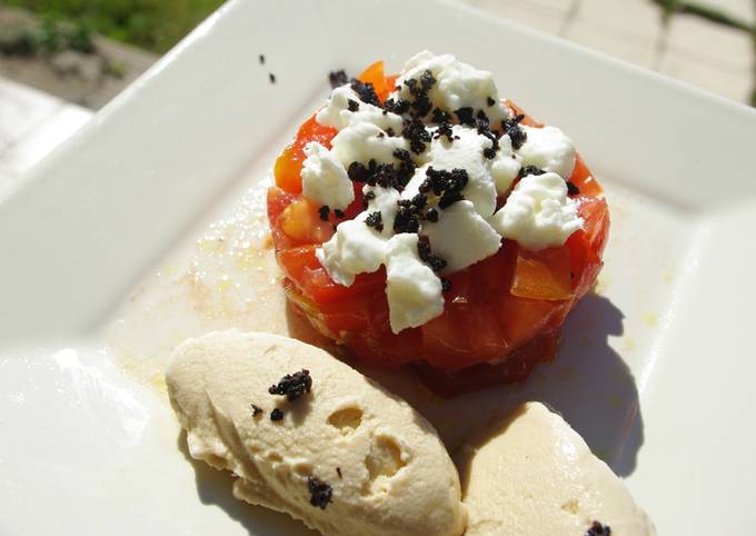 Glace artisanale au pain grillé