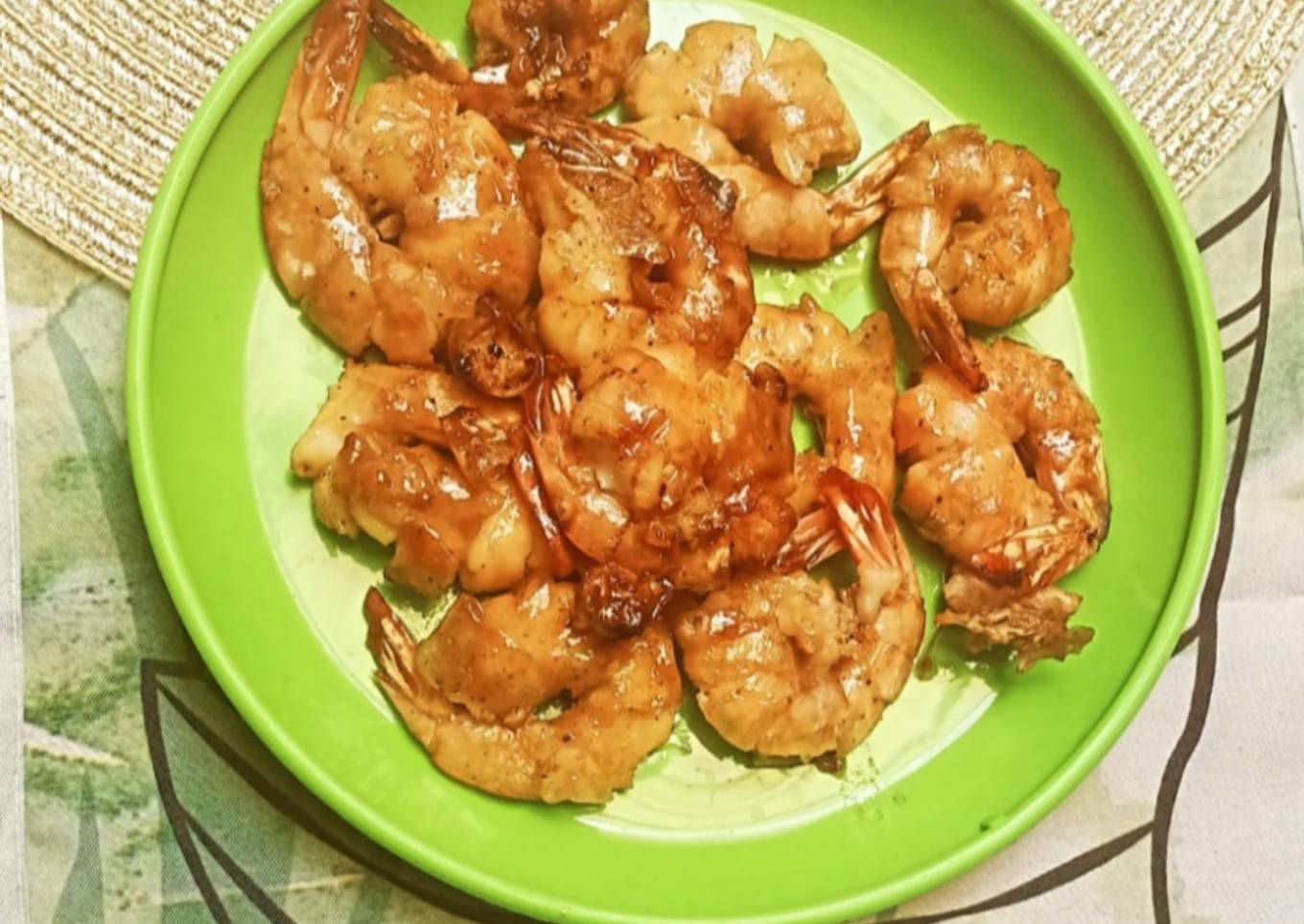 🍤 Udang panggang teflon