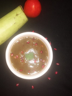 A picture of Bottle Gourd Spinach Soup.