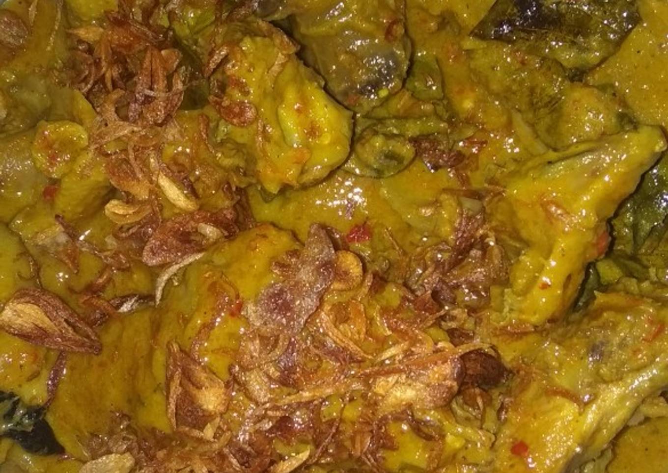 Recook rendang bebek