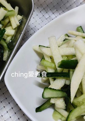 夏日小菜同樂會-檸香雙絲 的食譜成品照片