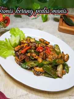Foto resep Tumis kerang pedas manis