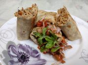 A picture of grill cheese burrito