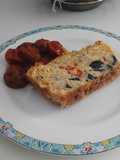 🍰 Bizcocho salado de queso 🧀 azul, Edan, aceitunas 🫒y pimientos