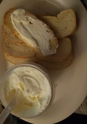 A picture of Home made butter.
