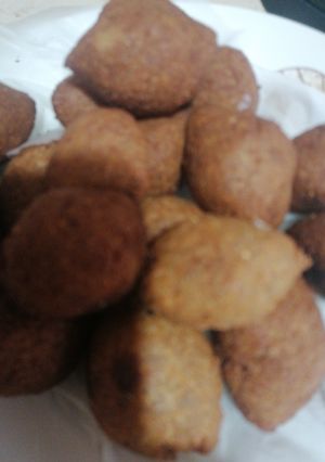 صورة لوصفة كبة مقلية وبدون ماكينة