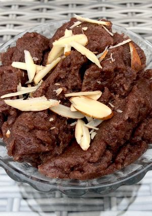 A picture of Ragi Halwa.
